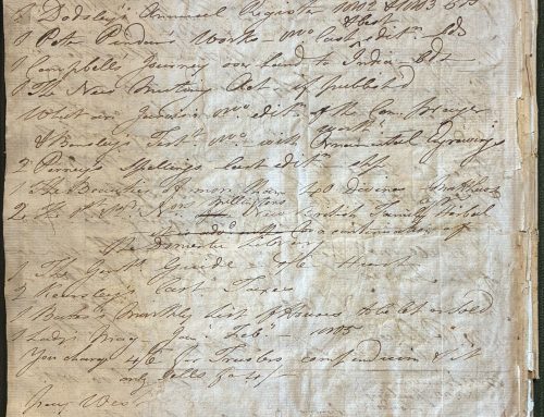 New e-Publication : John Vine Hall’s business letter book  1805–1814